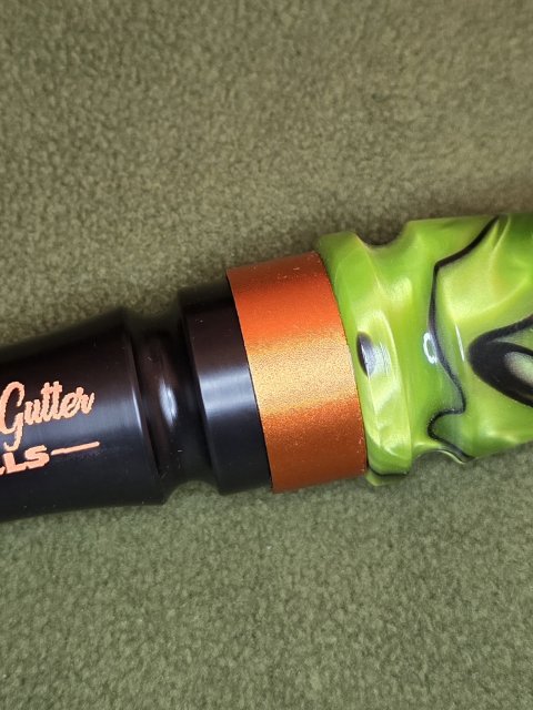 Toxic swirl acrylic goose call